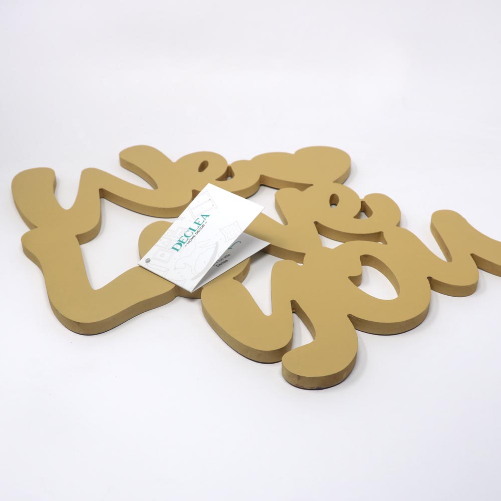 Scritta in legno Kids We Love you