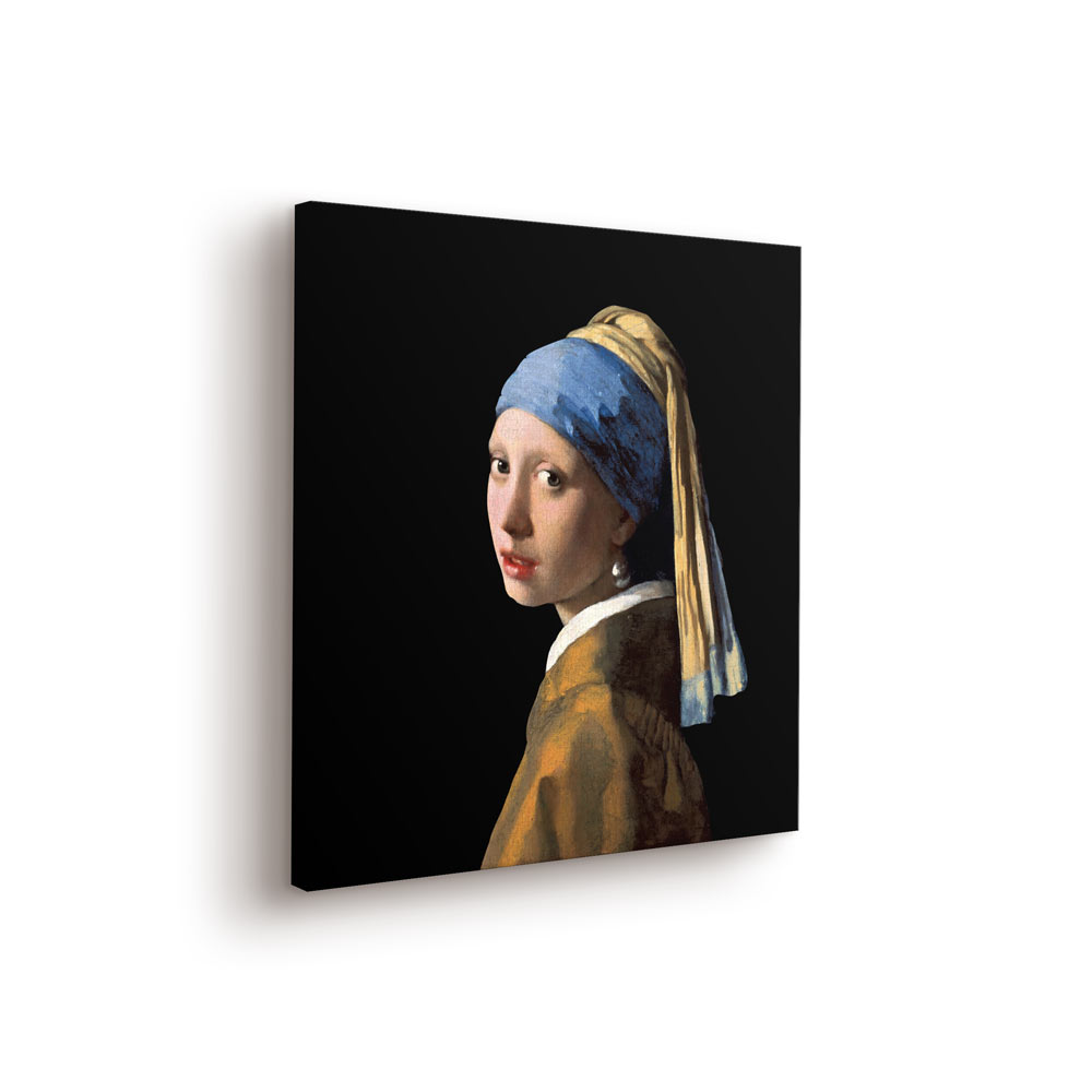 Quadro Ragazza con Orecchino di Perla