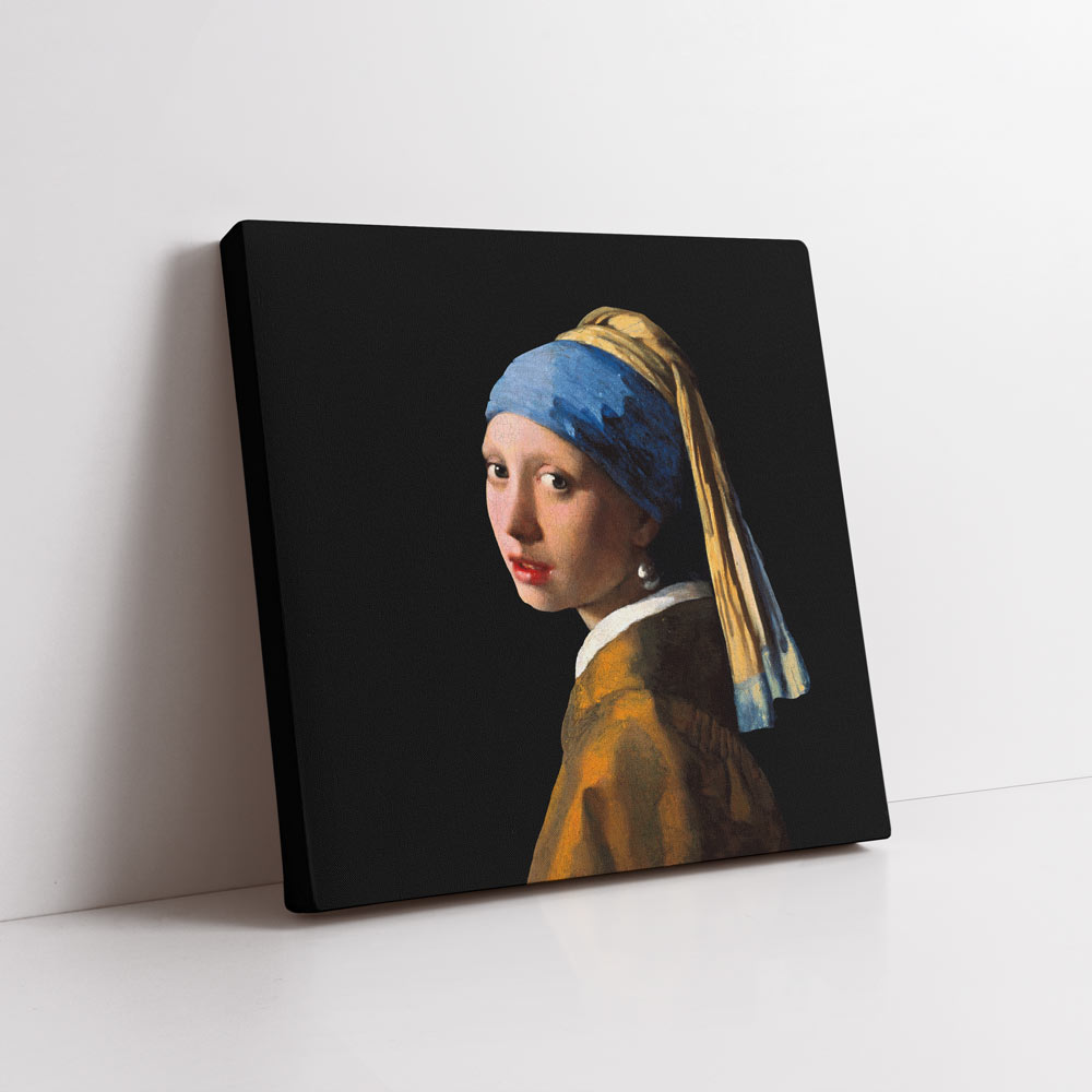 Quadro Ragazza con Orecchino di Perla