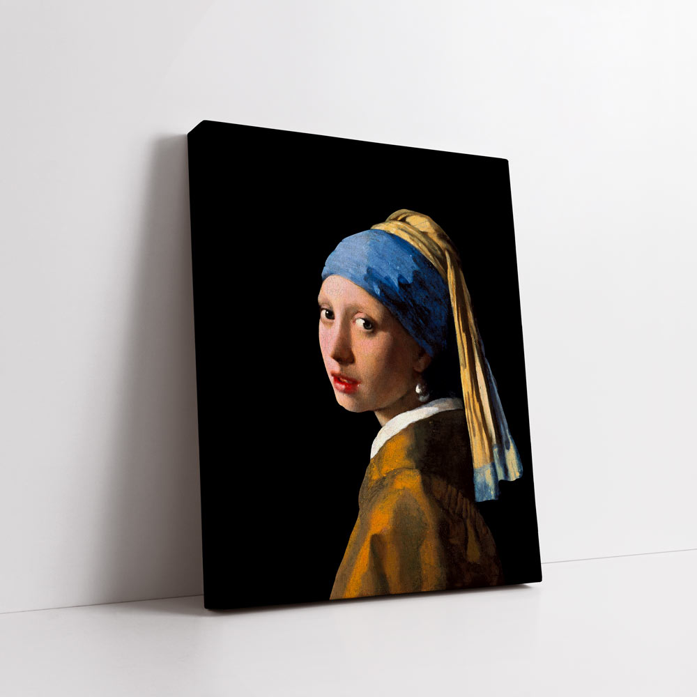Quadro Ragazza con Orecchino di Perla