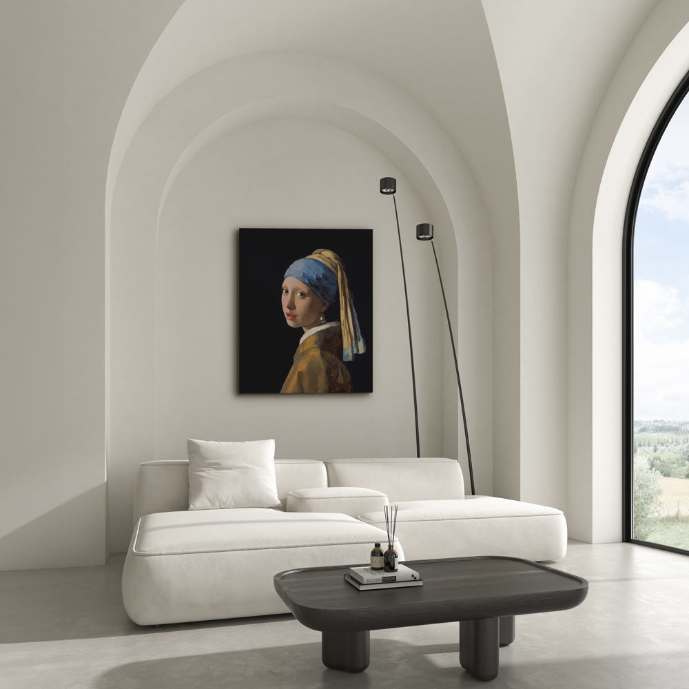Quadro Ragazza con Orecchino di Perla