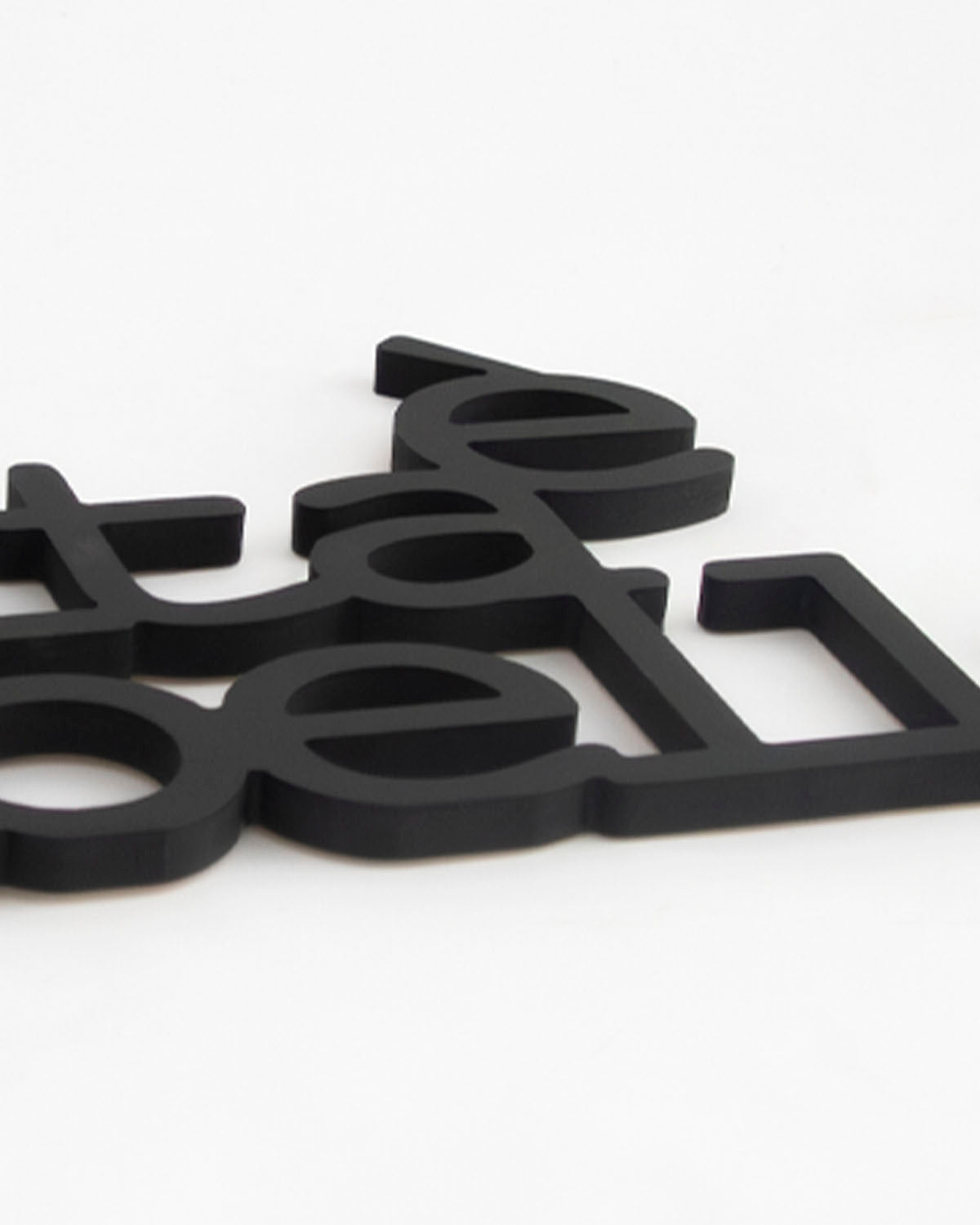 scritta in legno decorazione casa la vita è bella idea regalo #colore_nero