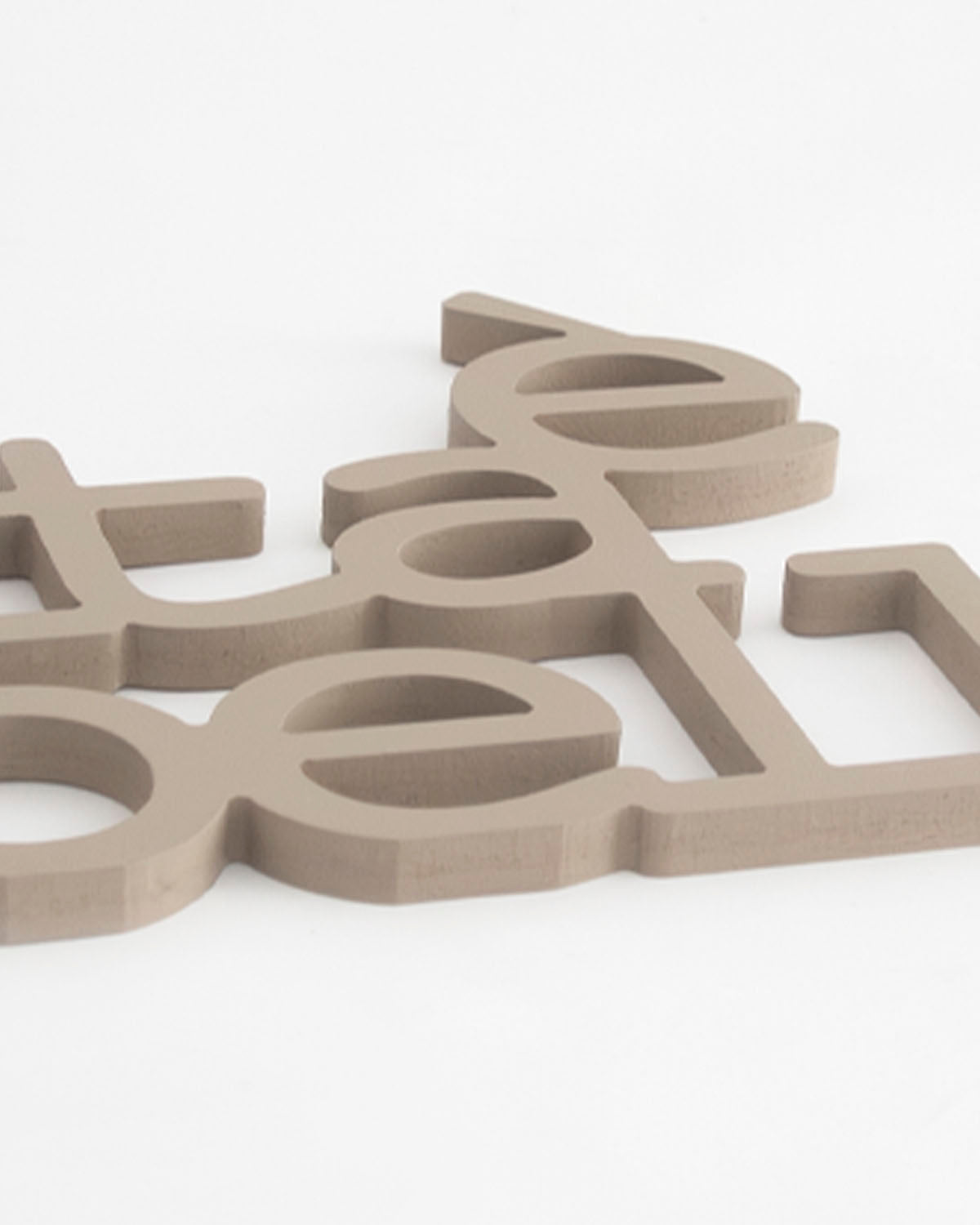 scritta in legno decorazione casa la vita è bella idea regalo #colore_tortora