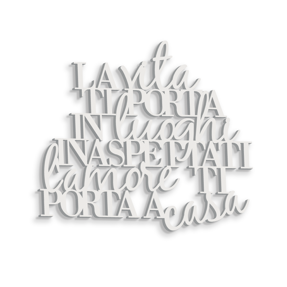 La vita ti porta in luoghi inaspettati