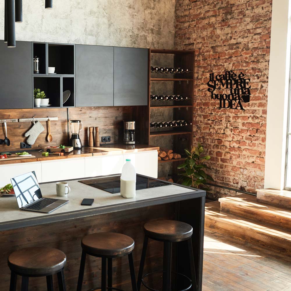 Scritta in Legno Il caffè è sempre una buona idea