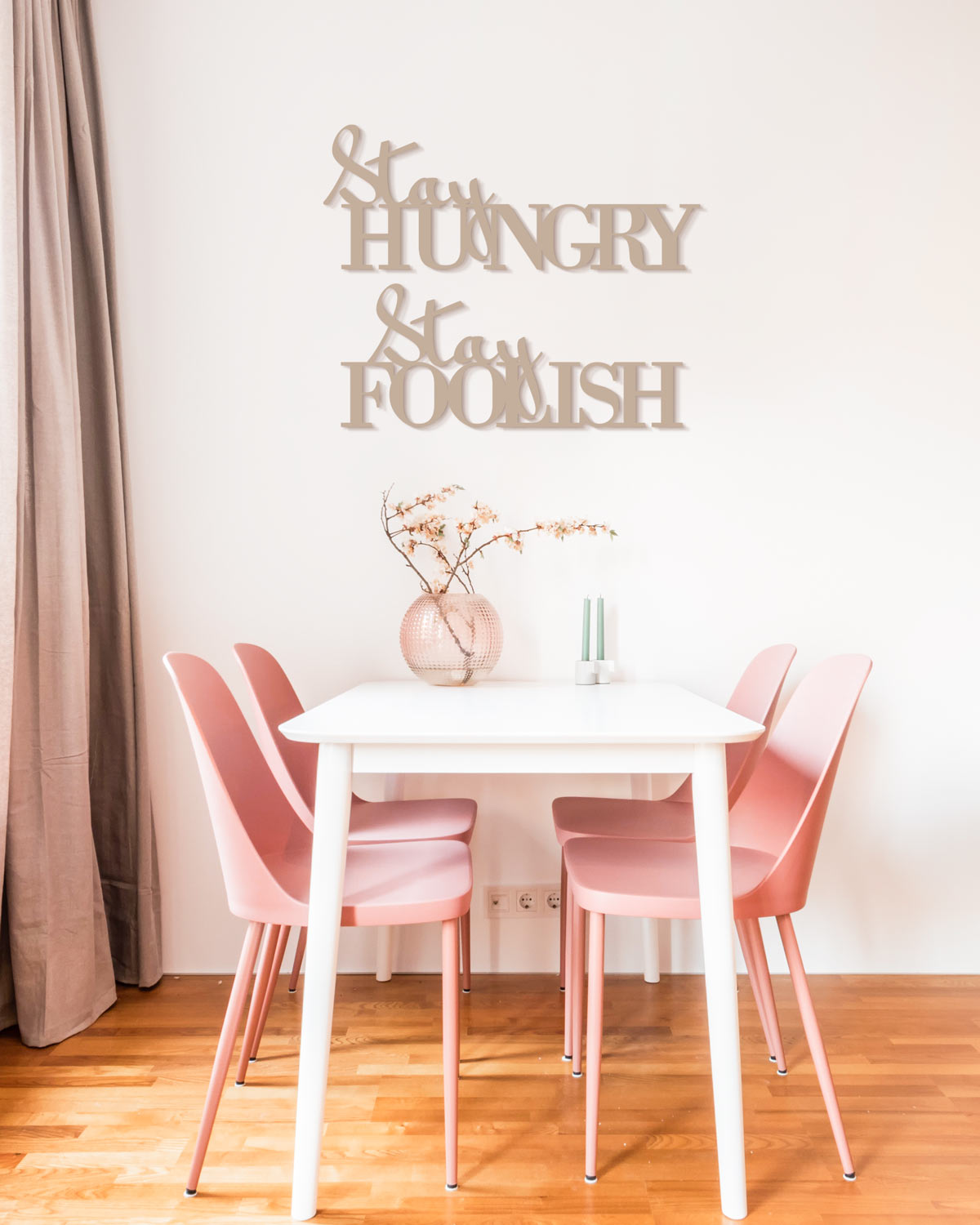 scritta da parete decorazione in legno per la casa