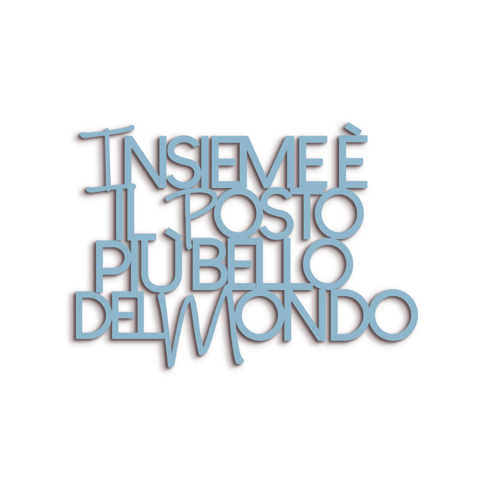 Scritta in Legno Insieme