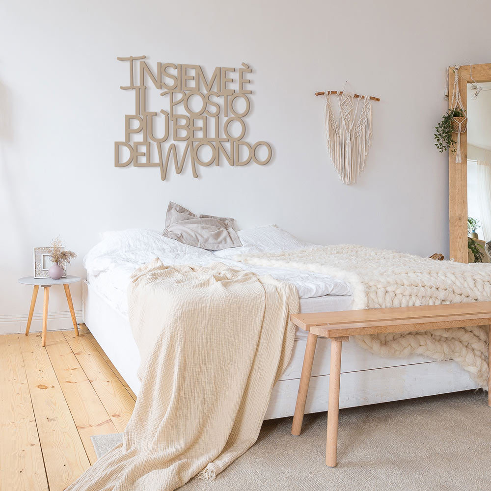 Scritta in Legno Insieme