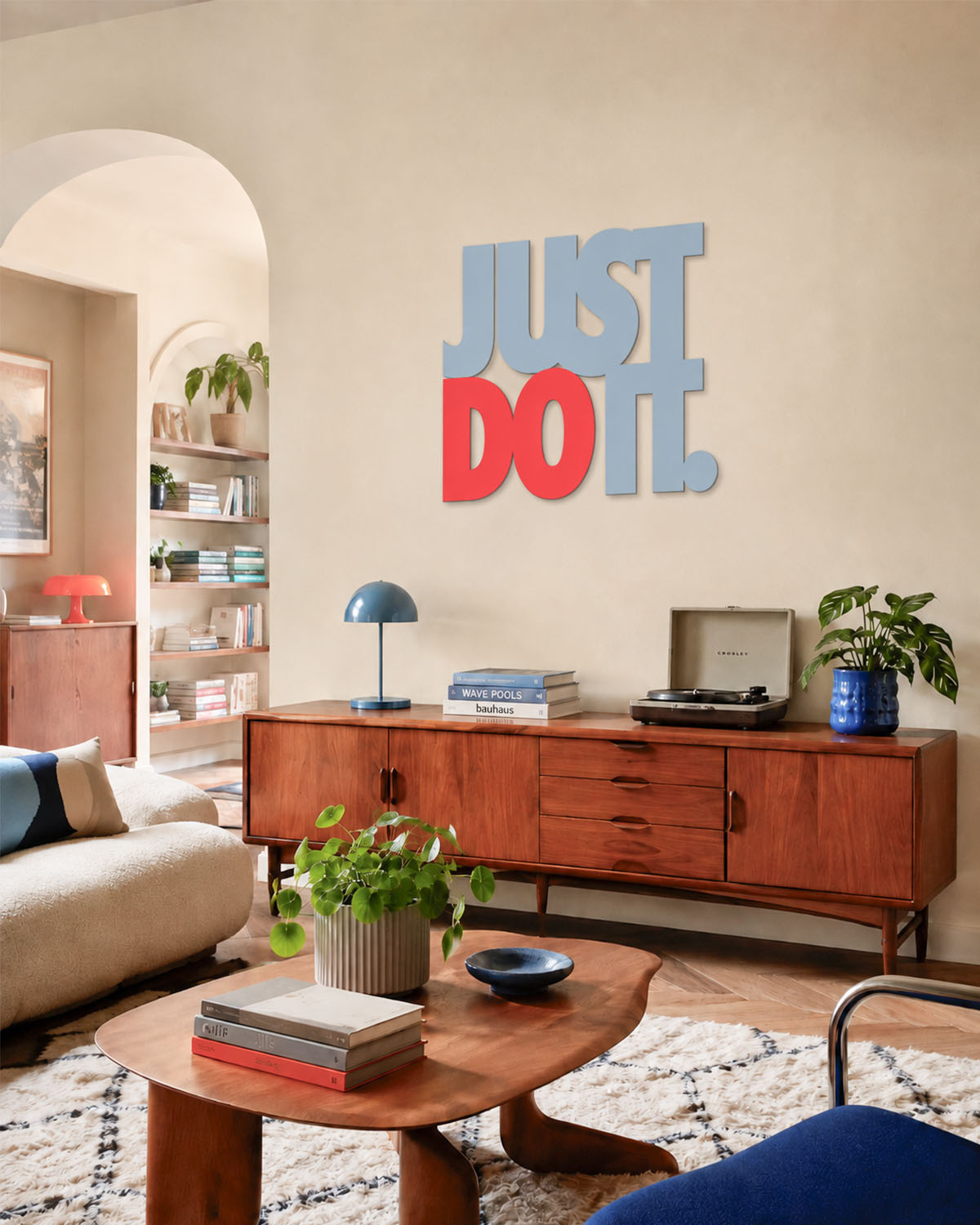 Scritta in legno Just Do It