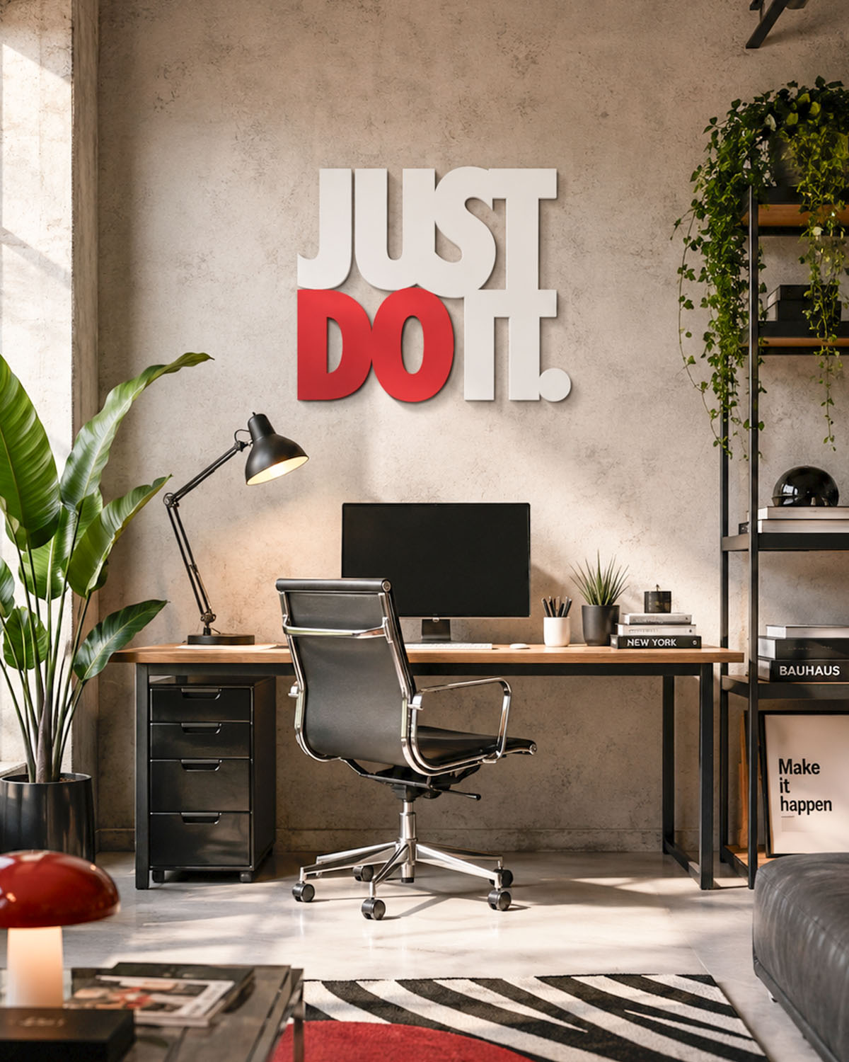 Scritta in legno Just Do It