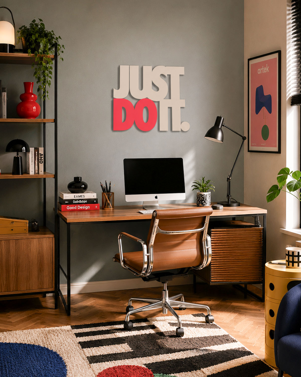 Scritta in legno Just Do It