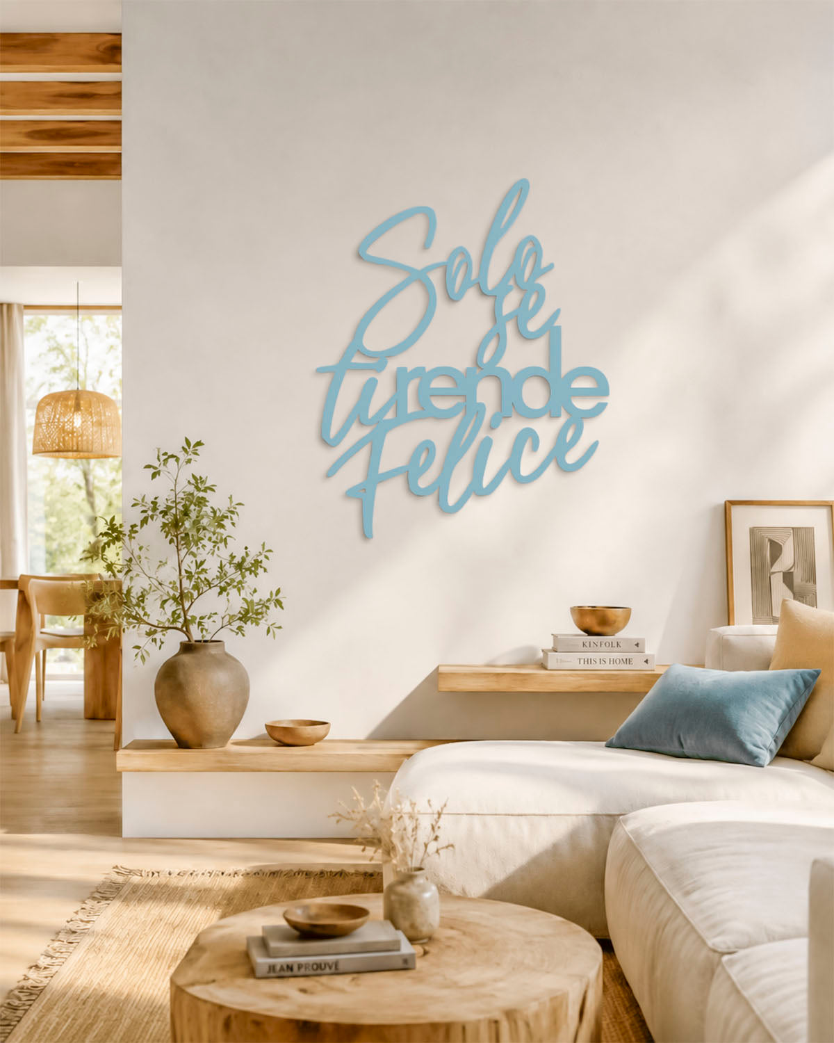 Scritta in legno Solo se ti rende felice