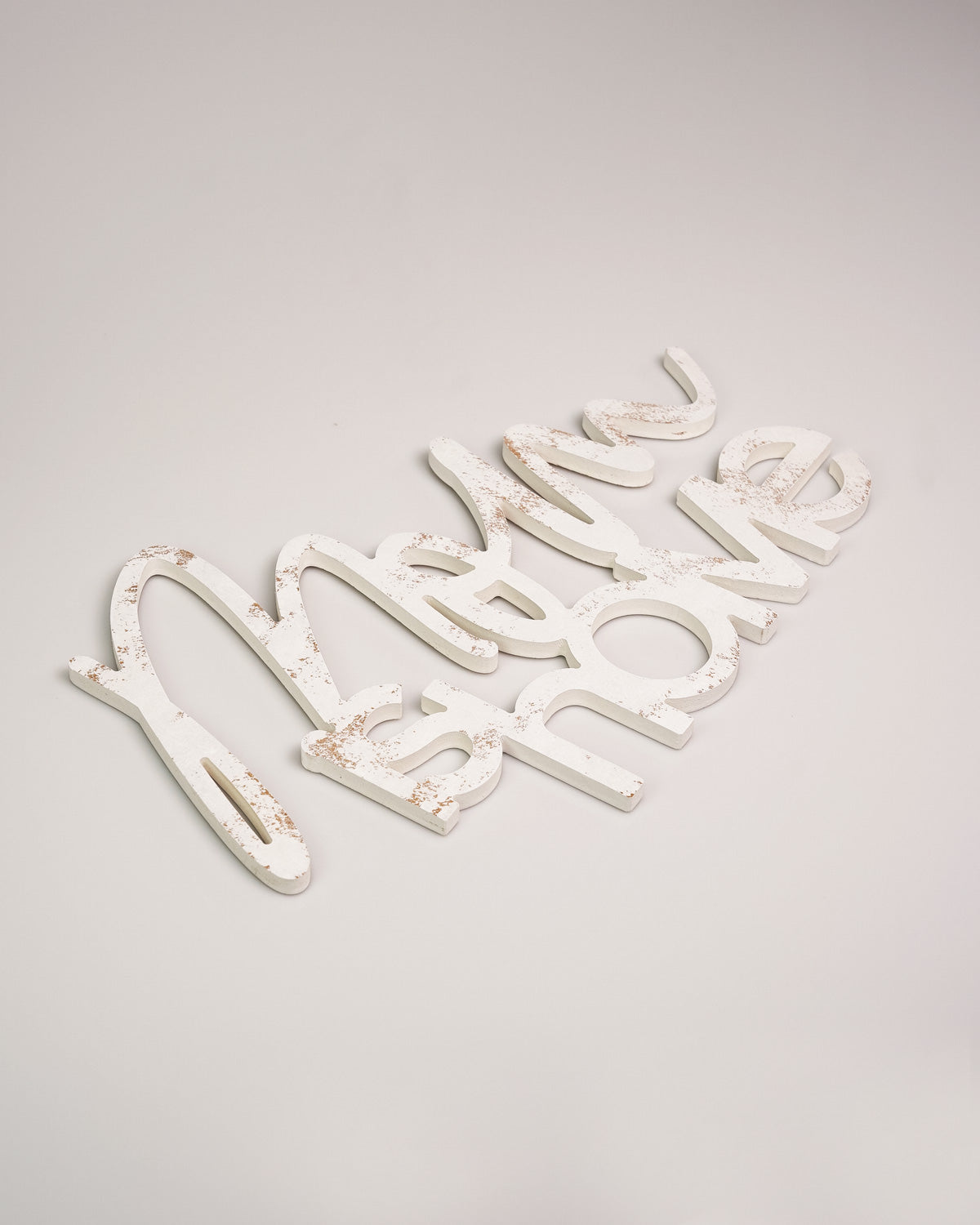 Scritta in Legno Mom is Home