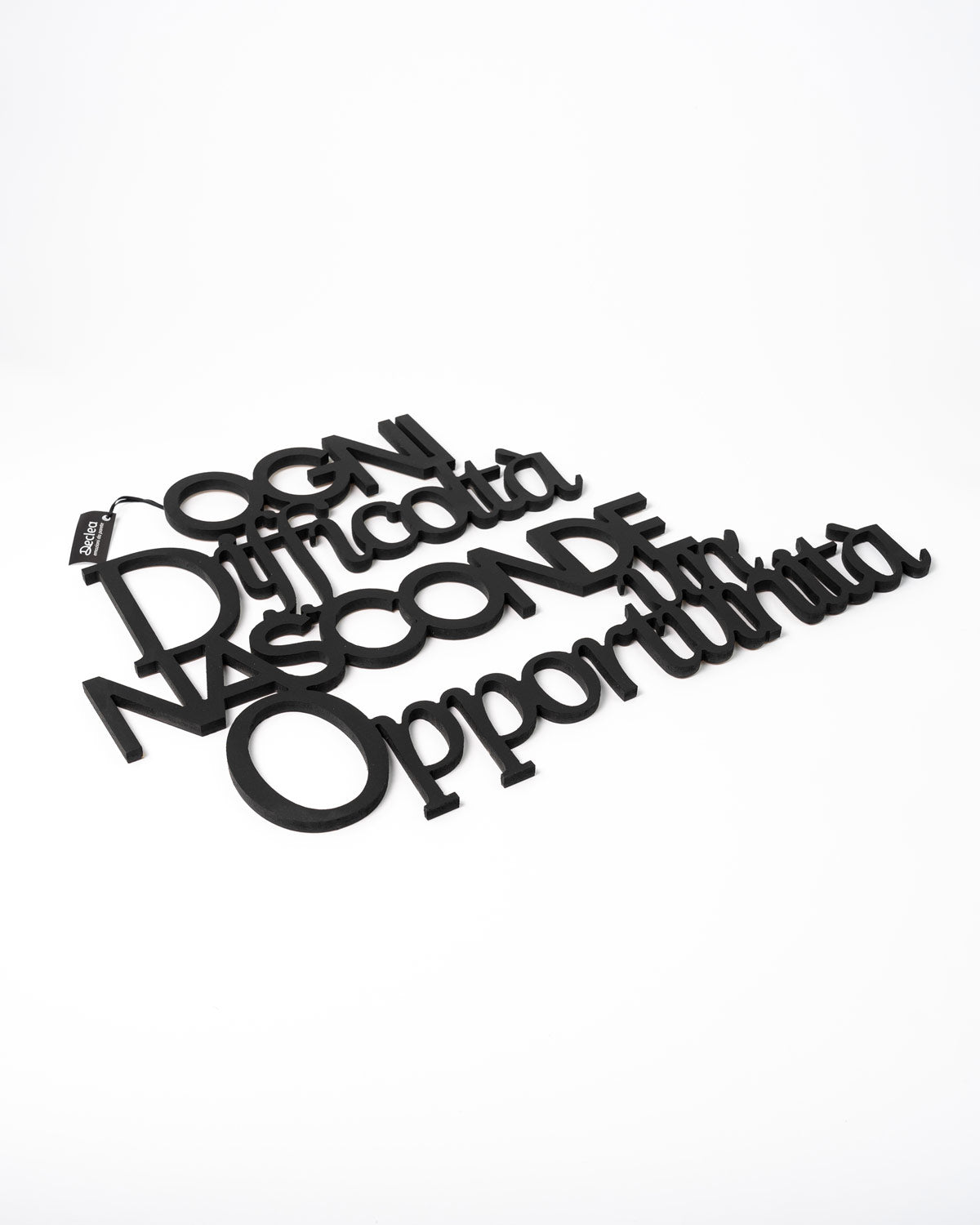 Scritta Difficoltà e oppurtunità