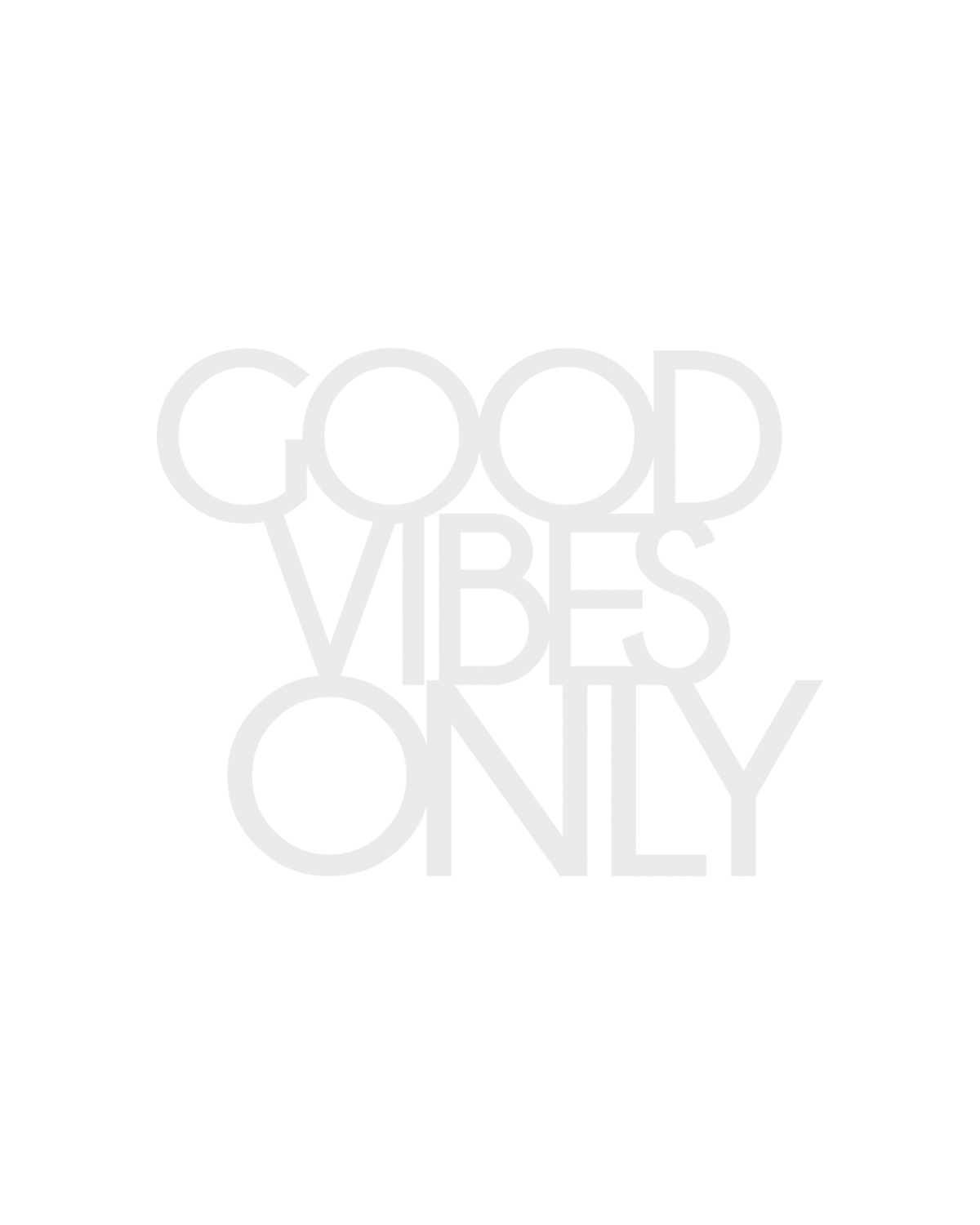 Scritta in legno Good Vibes Only