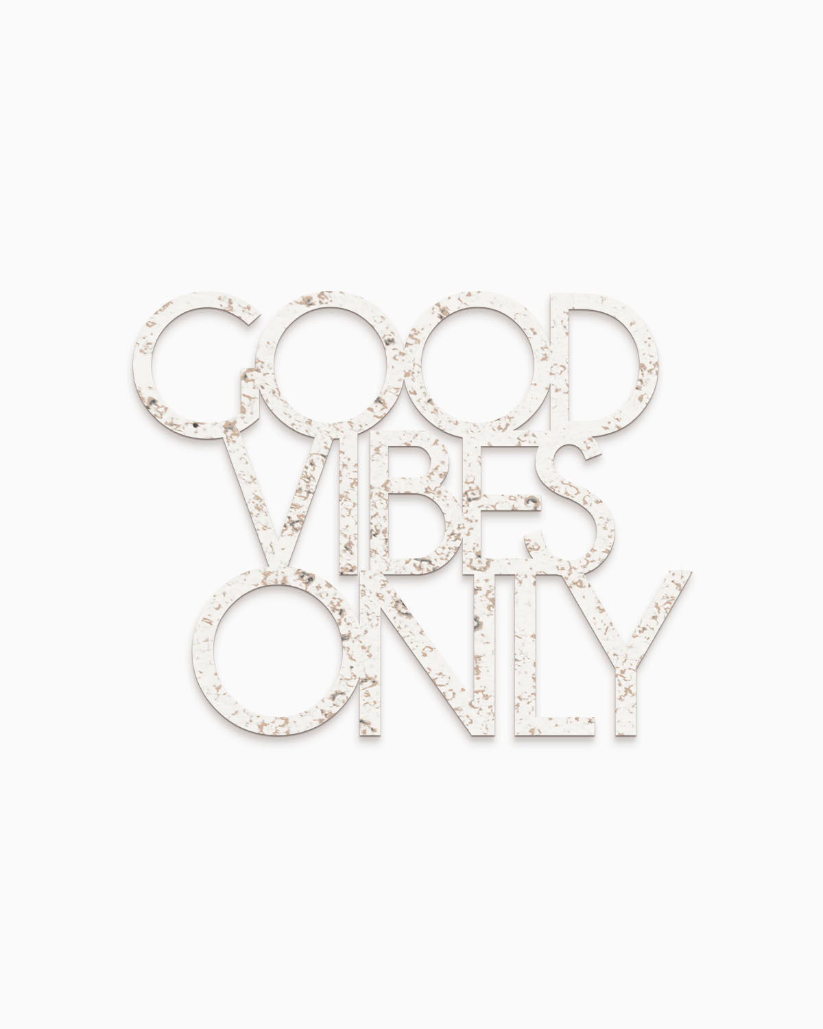 scritta decorativa per la casa motivazionale idea regalo scritta in legno good vibes only #colore_shabby