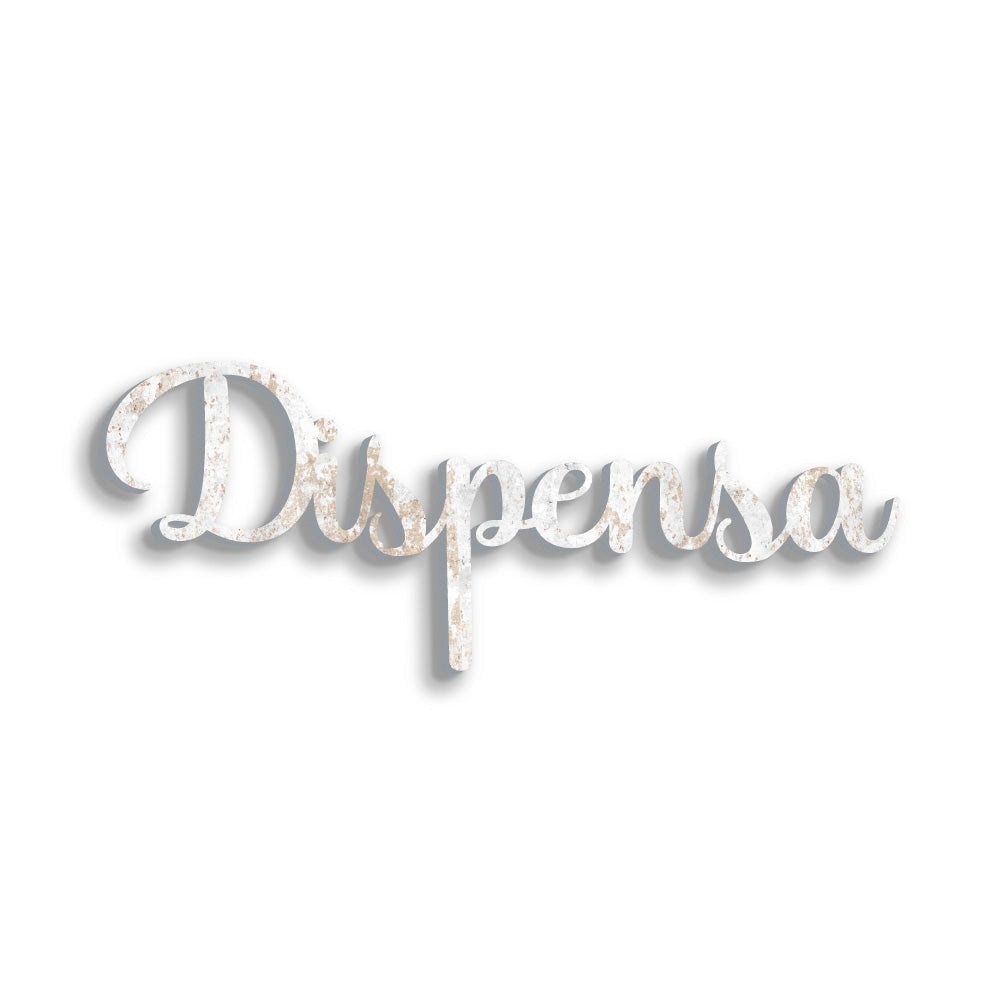 Scritta in Legno Dispensa