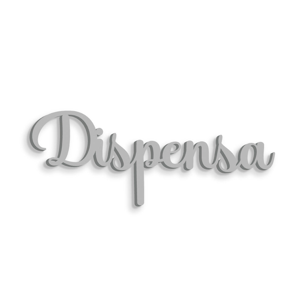 Scritta in Legno Dispensa