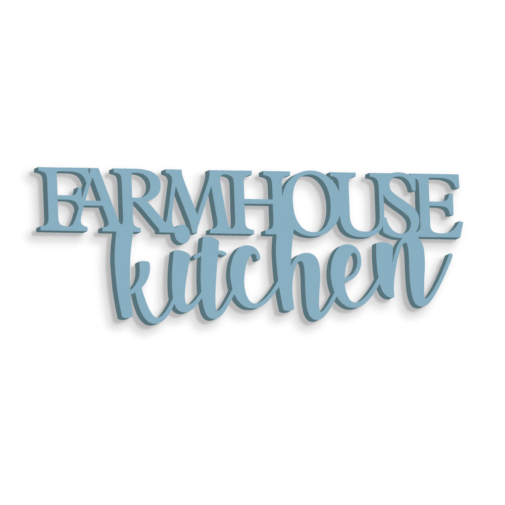 Scritta in Legno Farmhouse