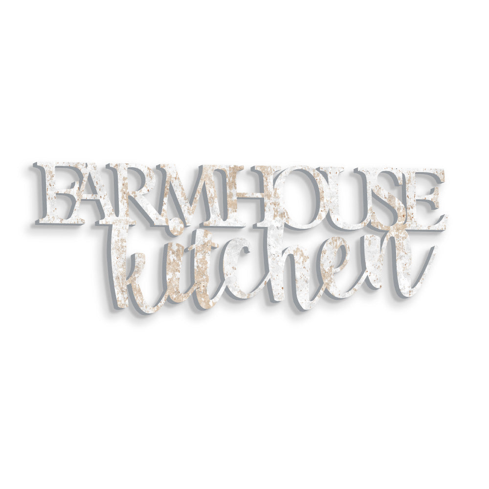 Scritta in Legno Farmhouse