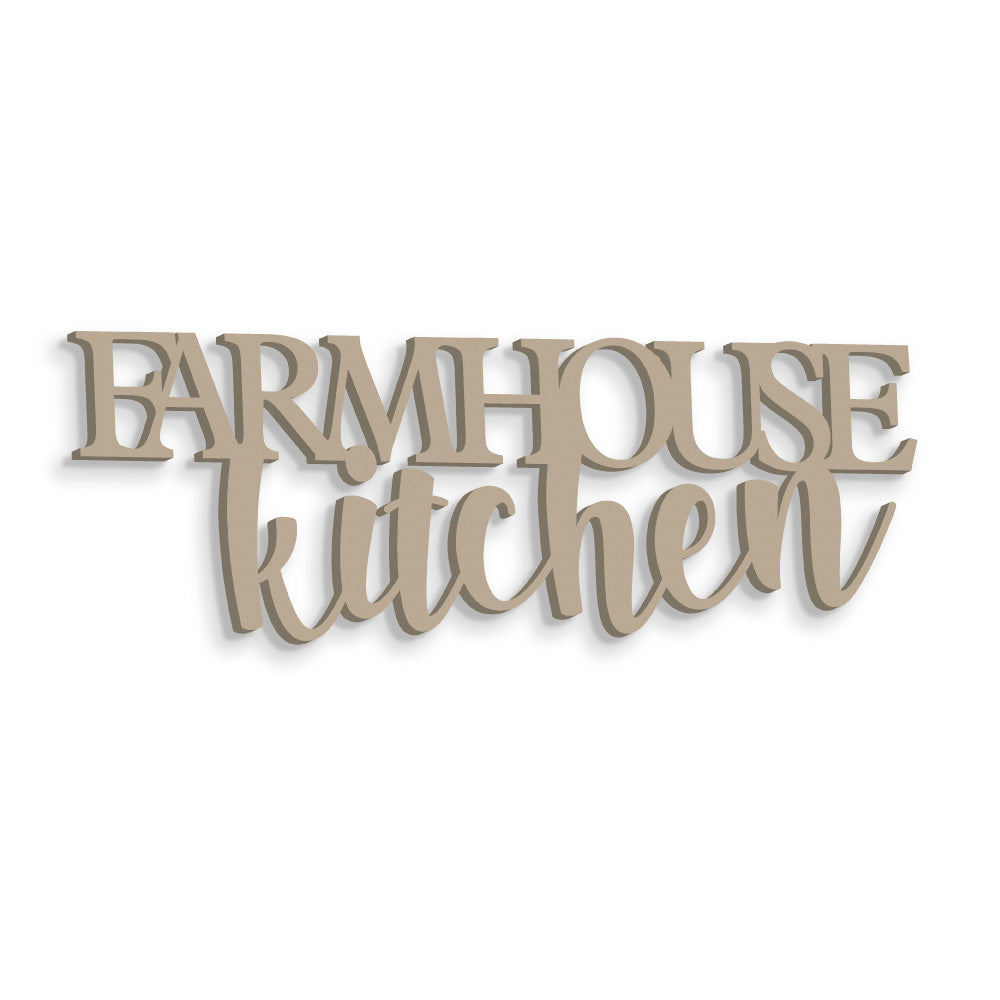 Scritta in Legno Farmhouse