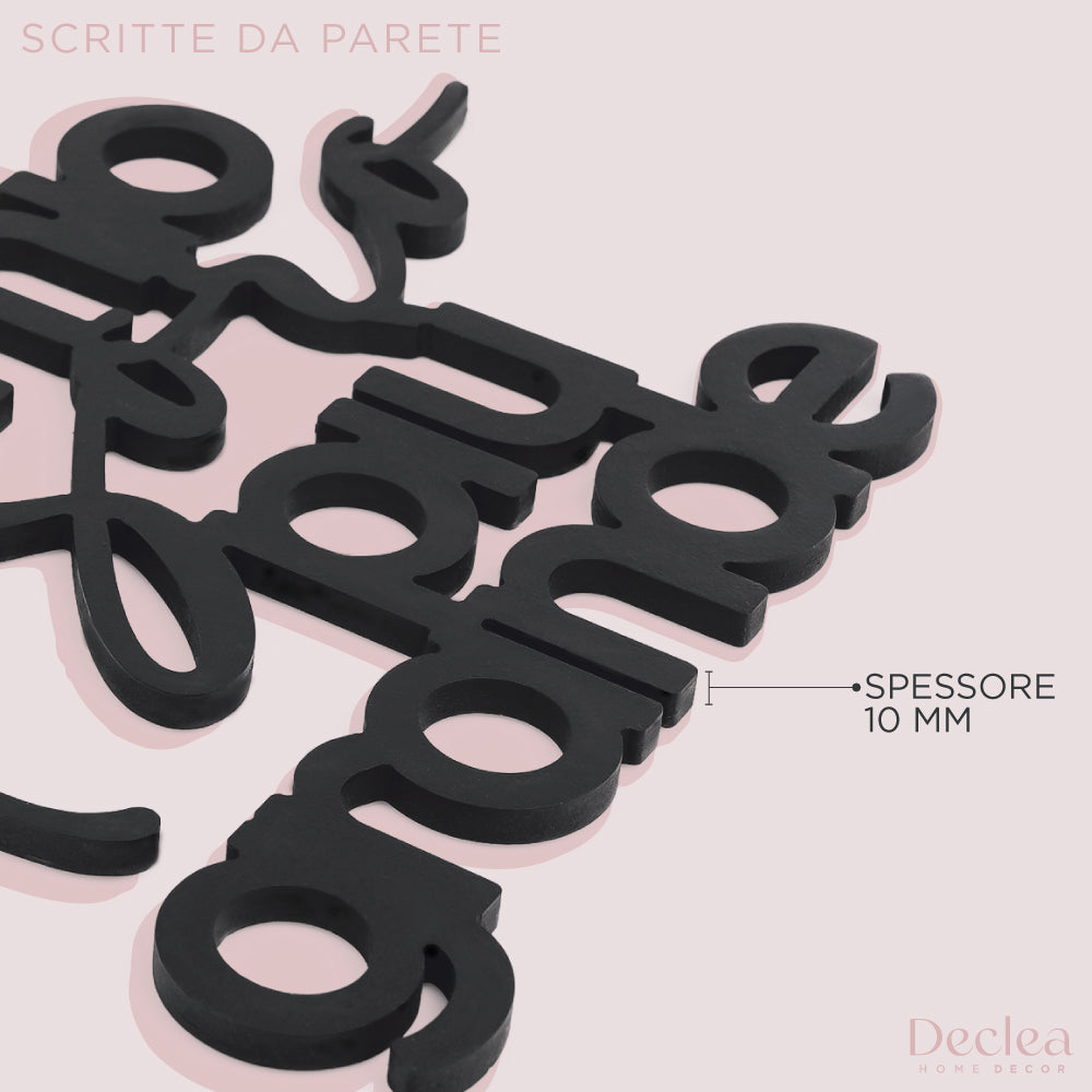 Scritta in Legno Al mio tesoro più grande
