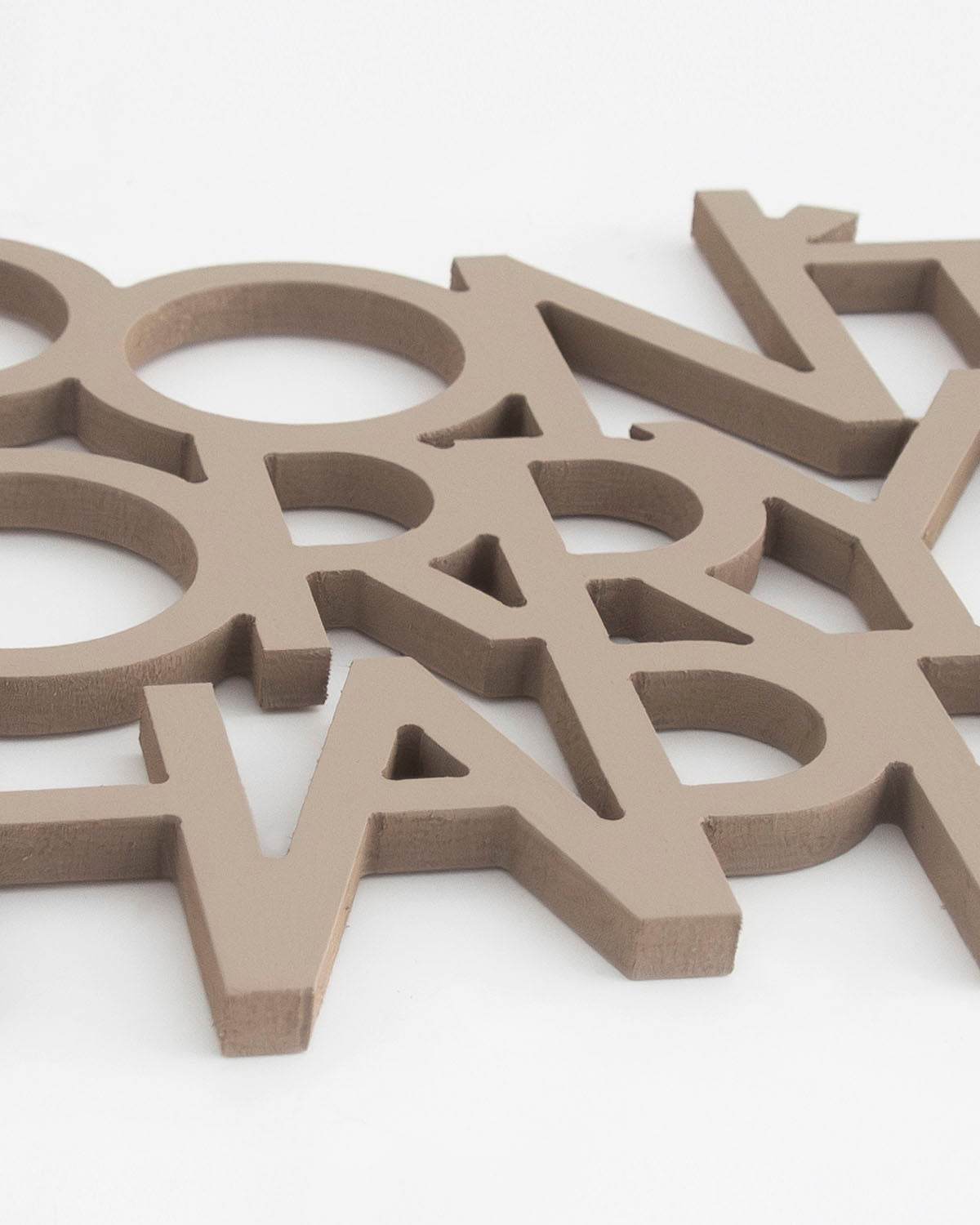 scritta in legno decorazione da appendere dont' worry be happy
#colore_tortora