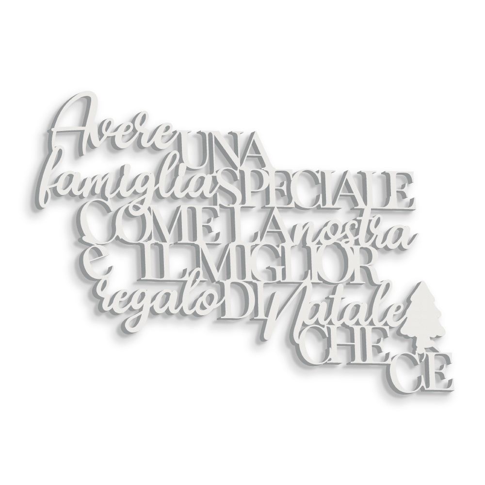Scritta in Legno il migliore regalo che c'è