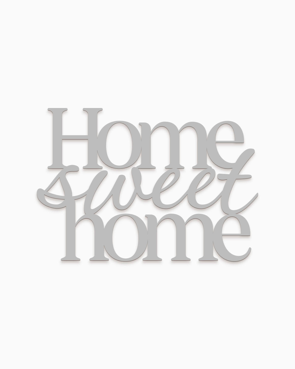 Scritta in Legno Home sweet home