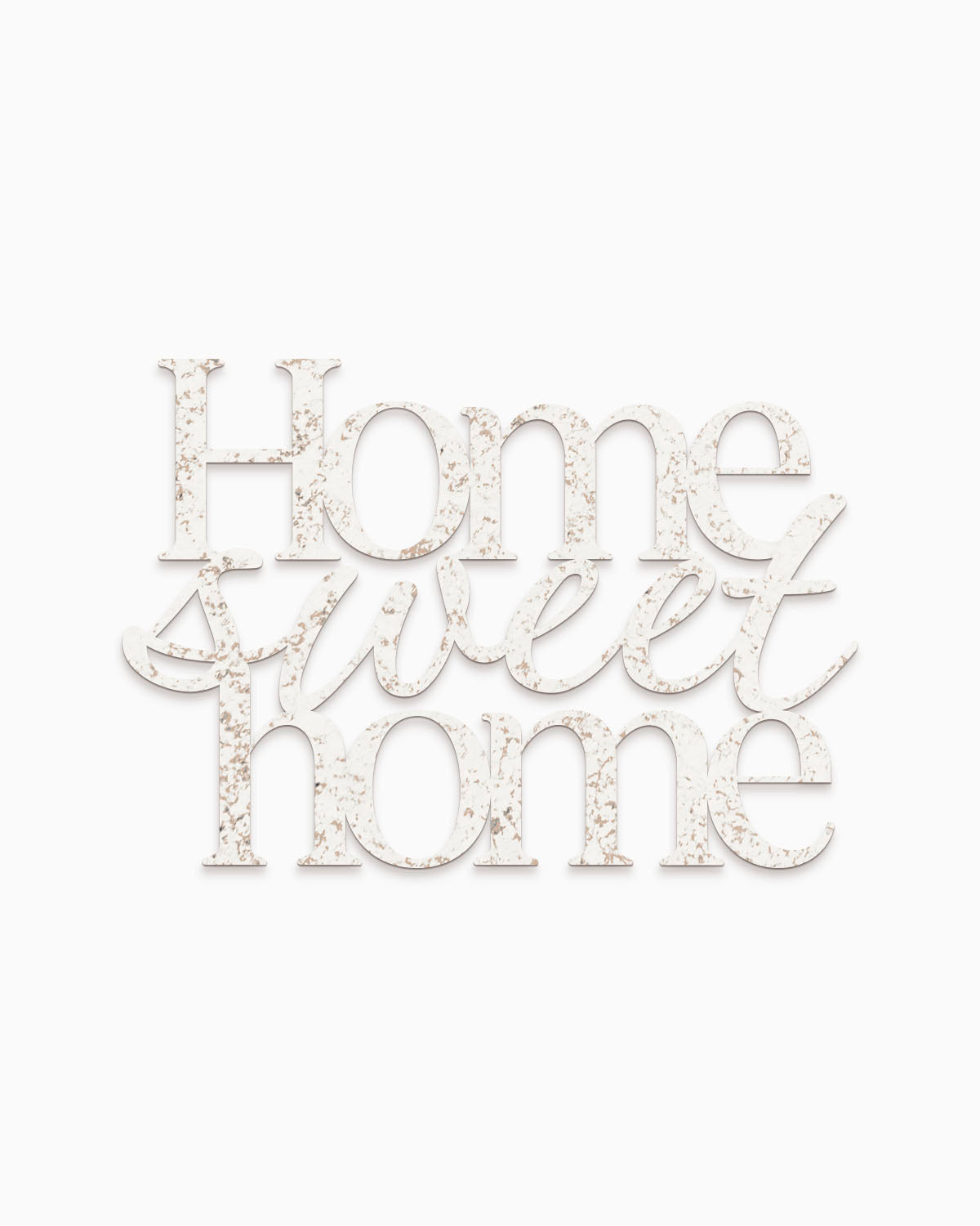 Scritta in Legno Home sweet home