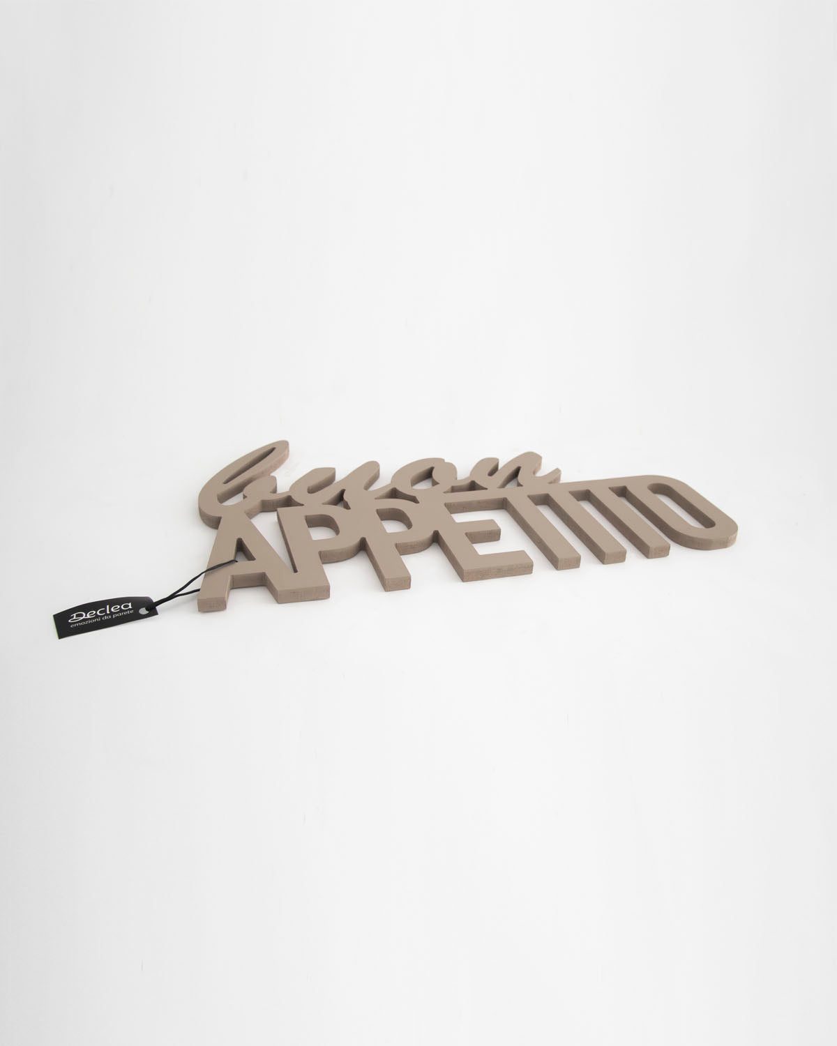 scritta in legno decorativa buon appetito ideale per la casa