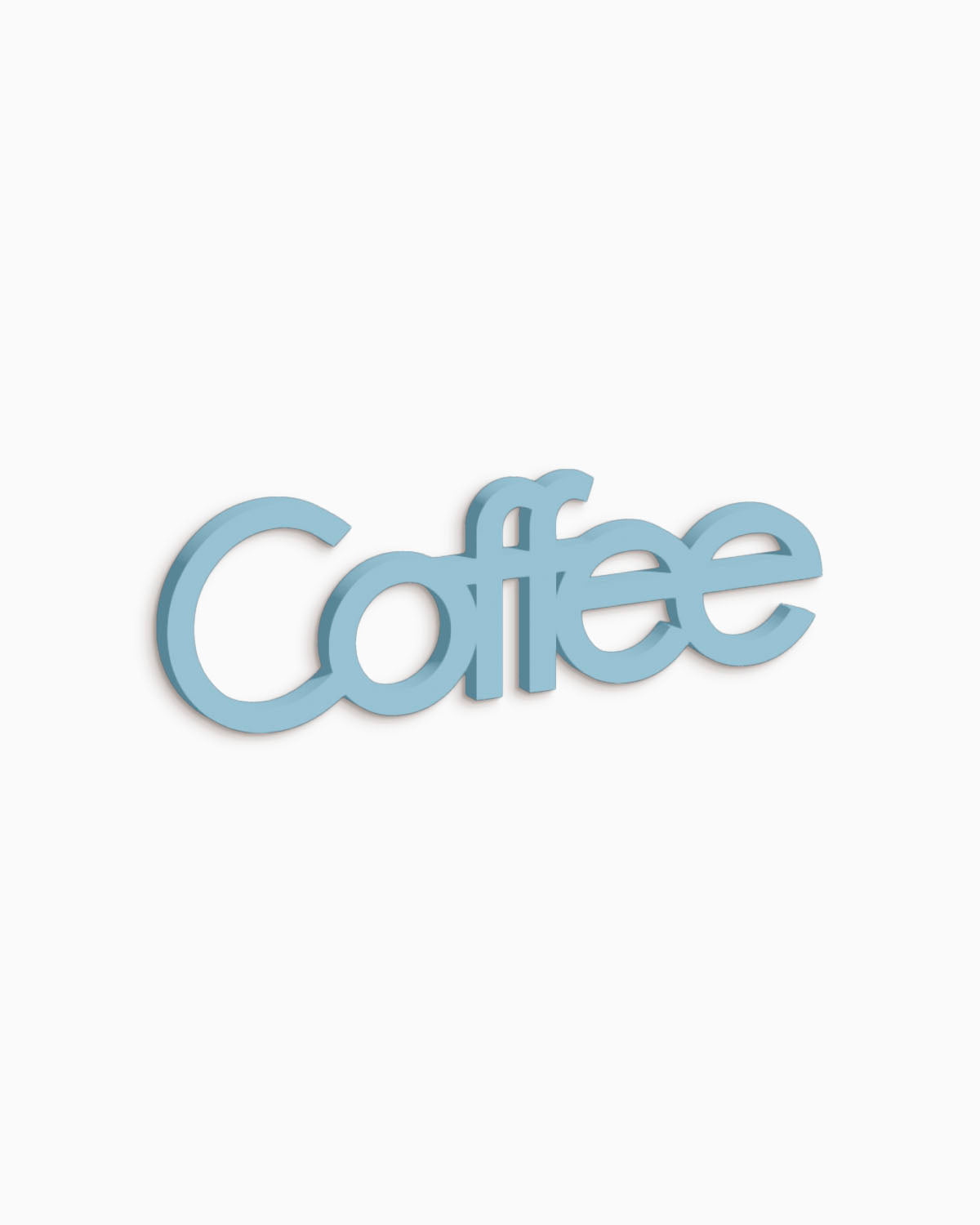 Scritta in legno decorativa realizzata a mano ideale per la cucina decorazione cucina coffee scritta da appendere