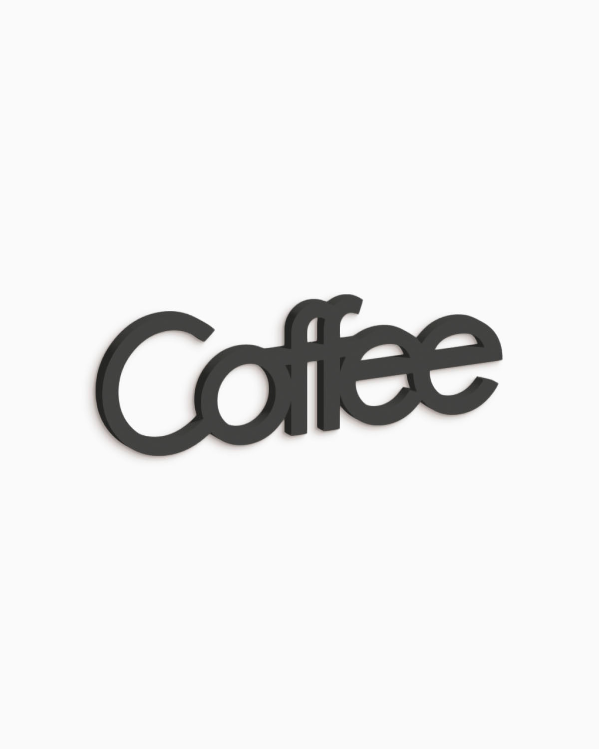 Scritta in legno decorativa realizzata a mano ideale per la cucina decorazione cucina coffee scritta da appendere