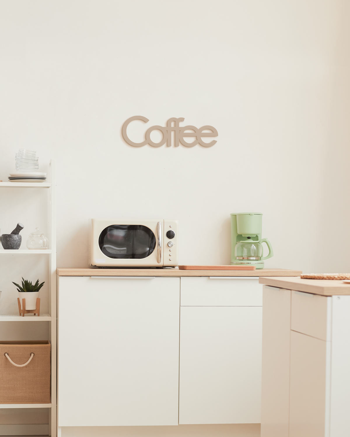 Scritta in legno decorativa realizzata a mano ideale per la cucina decorazione cucina coffee scritta da appendere