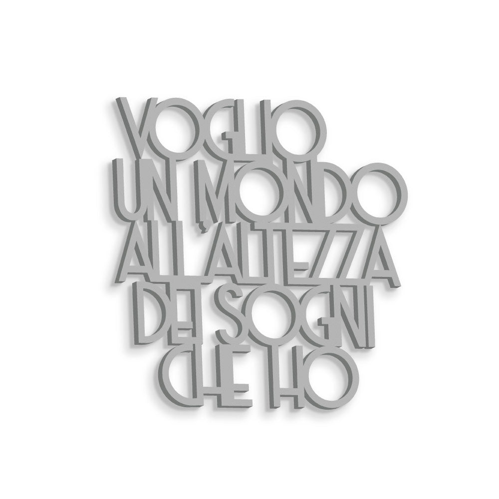 Voglio un mondo all'altezza dei sogni che ho