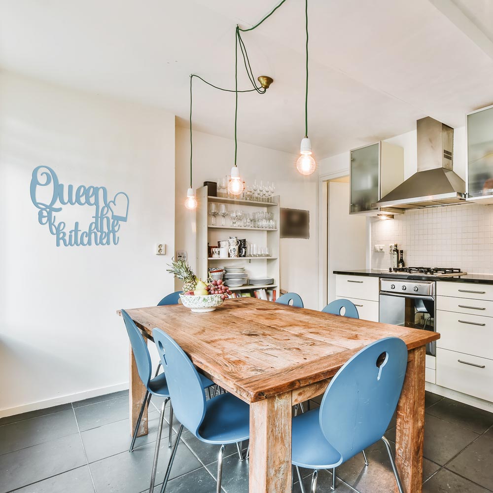 Scritta in Legno Queen of the Kitchen