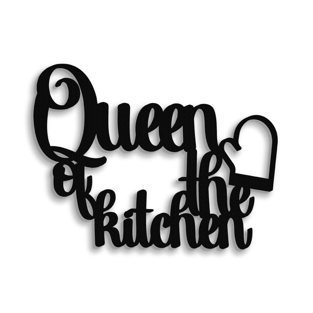 Scritta in Legno Queen of the Kitchen