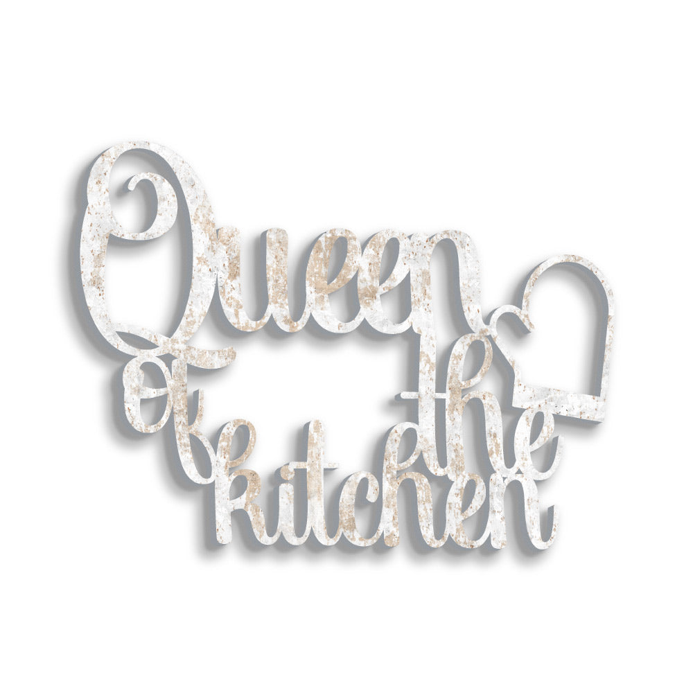 Scritta in Legno Queen of the Kitchen