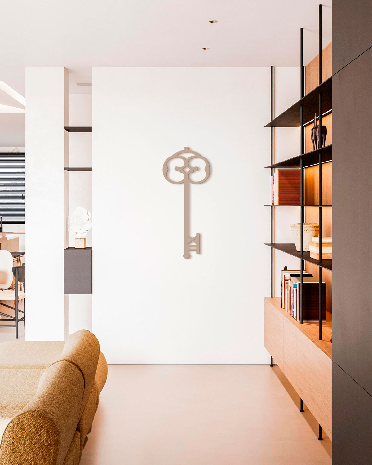 Scritta in Legno Chiave