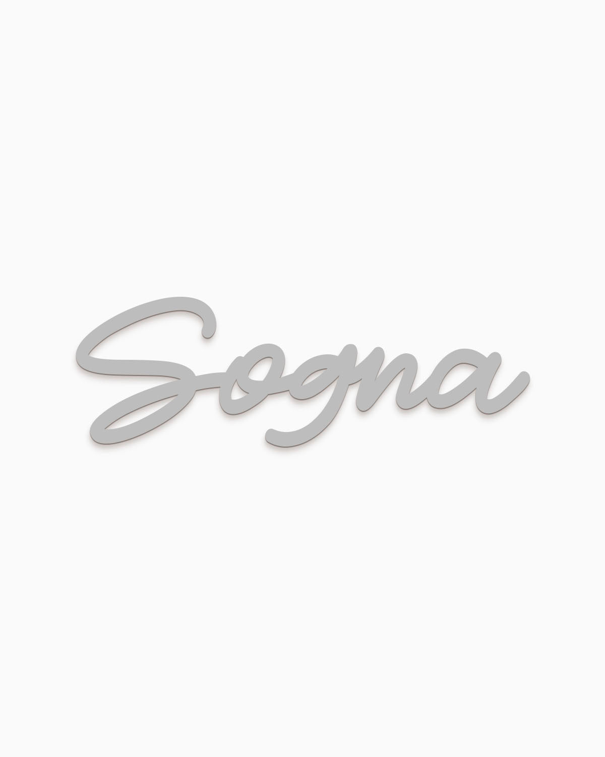 Scritta in legno Sogna