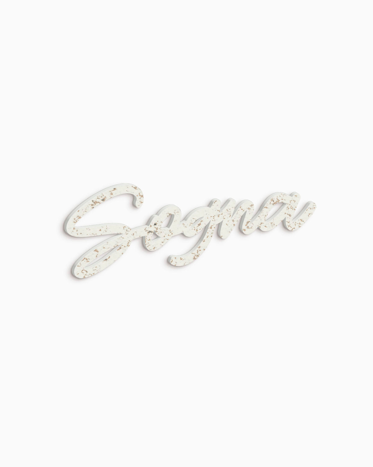 Scritta in legno Sogna