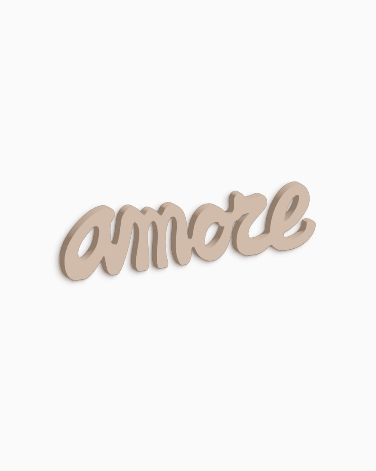 Decorazione murale in legno per la casa scritta amore idea regalo