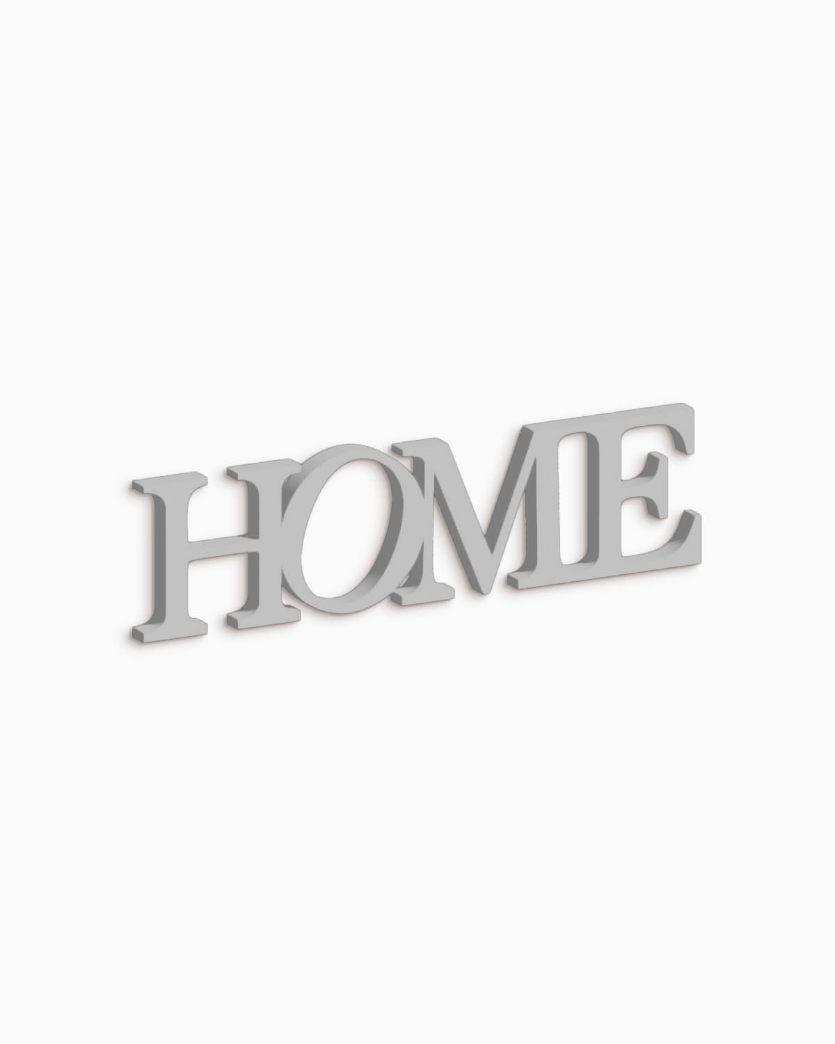 Scritta in legno Home