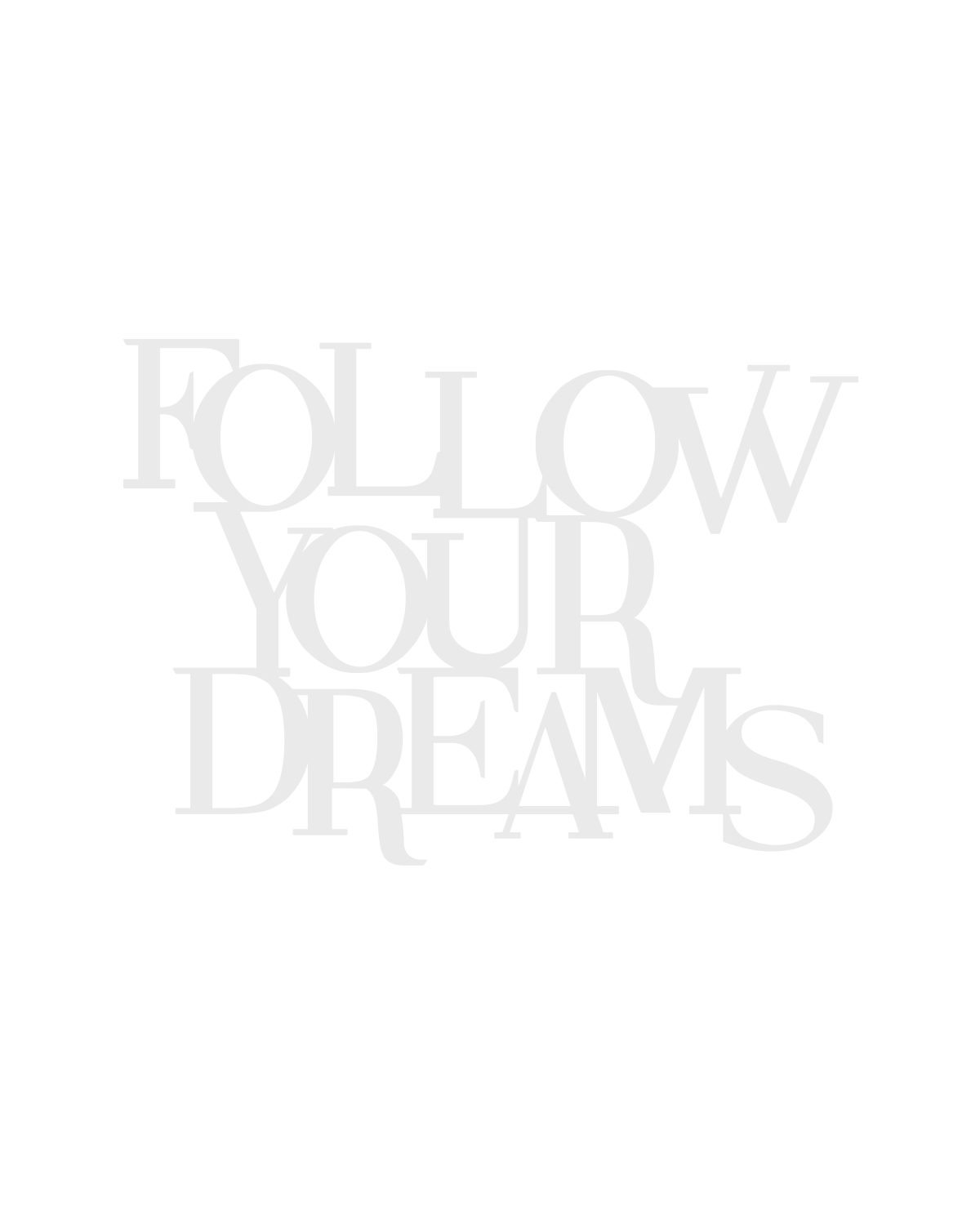 decorazione in legno follow your dreams scritta da appendere #colore_colore-personalizzato
