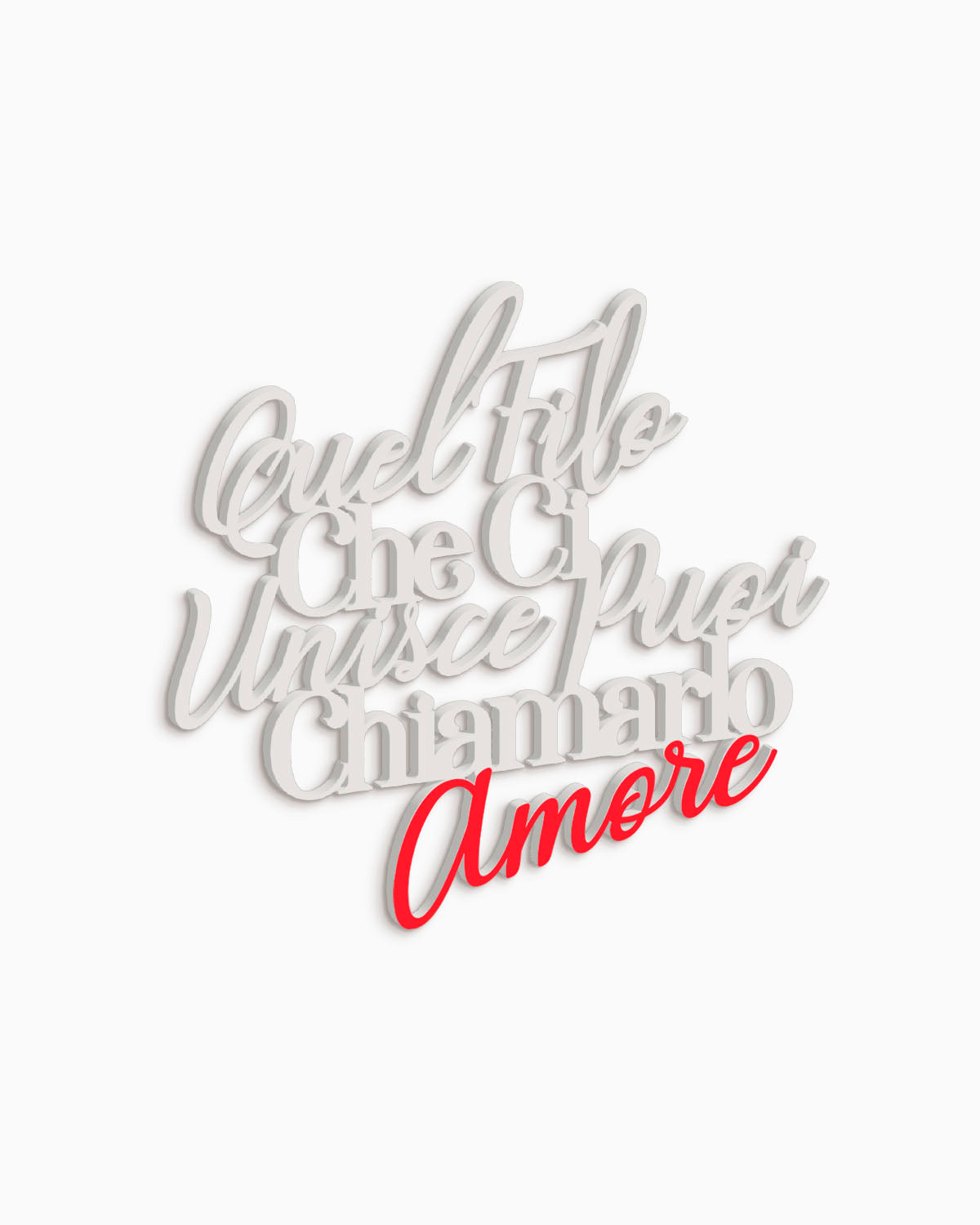 scritta in legno bicolore citazione famosa decorazione casa frase idea regalo