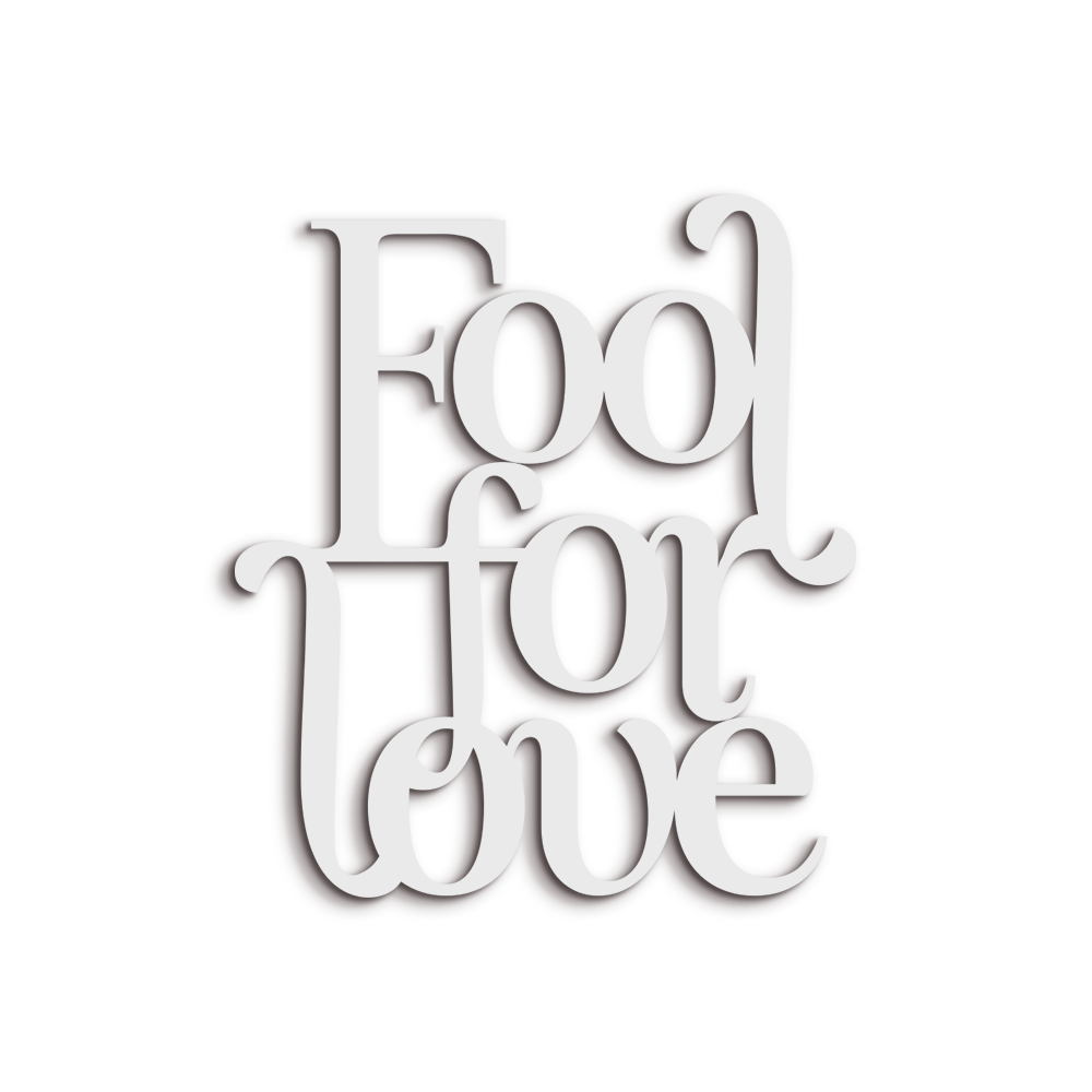 Scritta in Legno Fool for Love