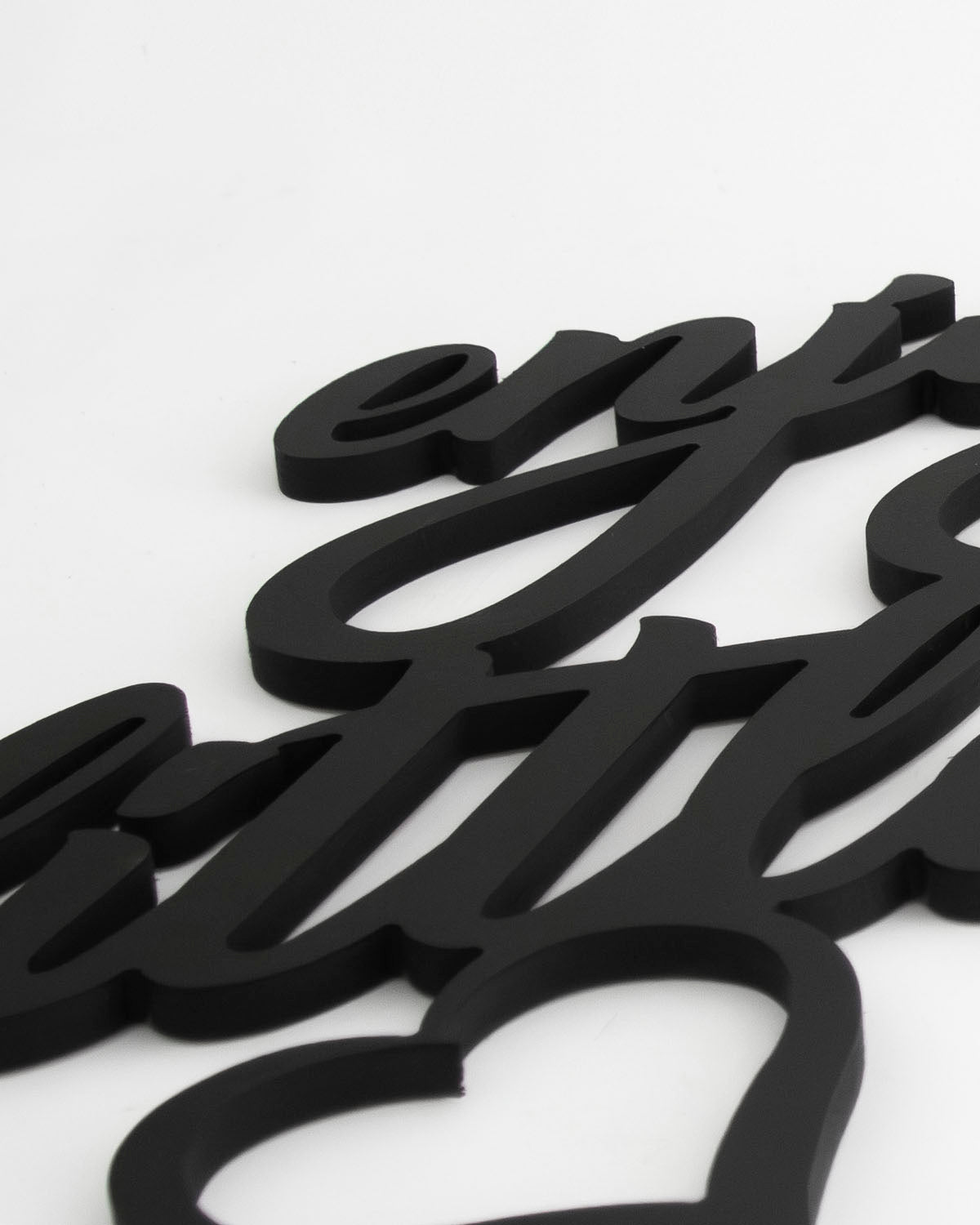 scritta da parete enjoy the little things decorazione casa #colore_nero