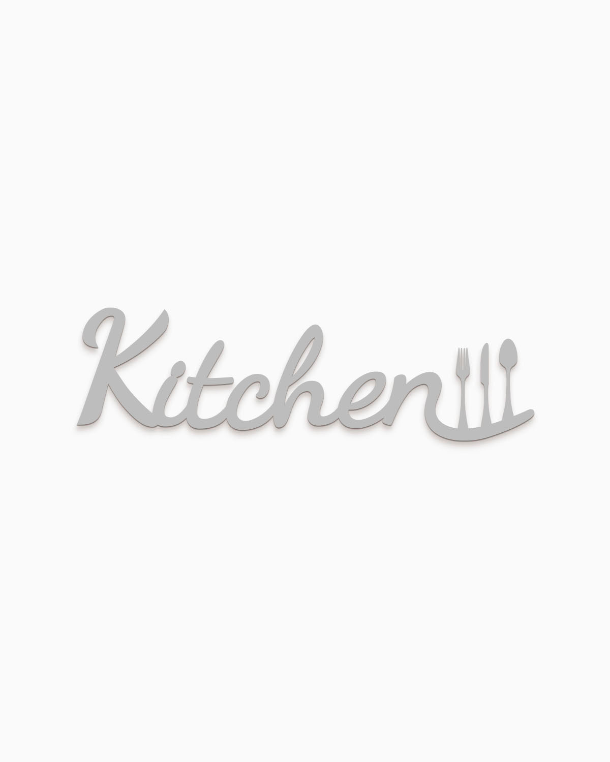 decorazione murale, scritta in legno per la cucina idea regalo kitchen #colore_grigio-medio