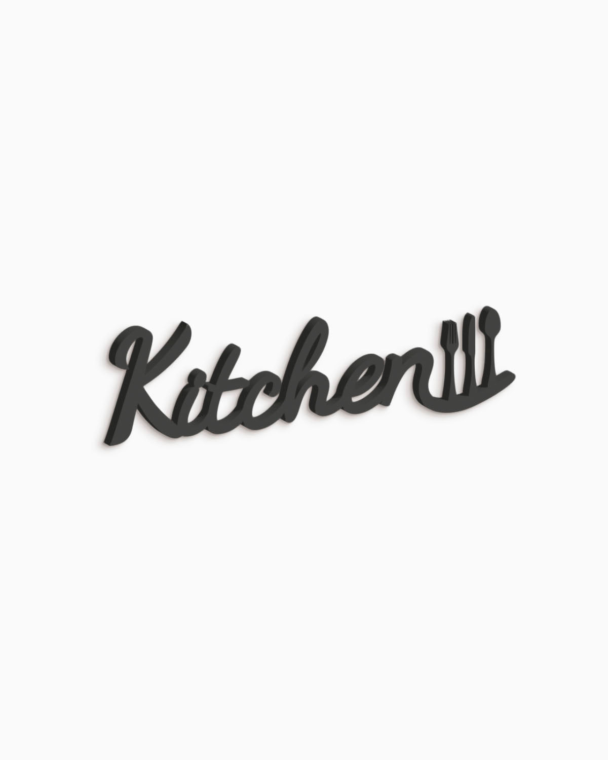 decorazione murale, scritta in legno per la cucina idea regalo kitchen #colore_nero