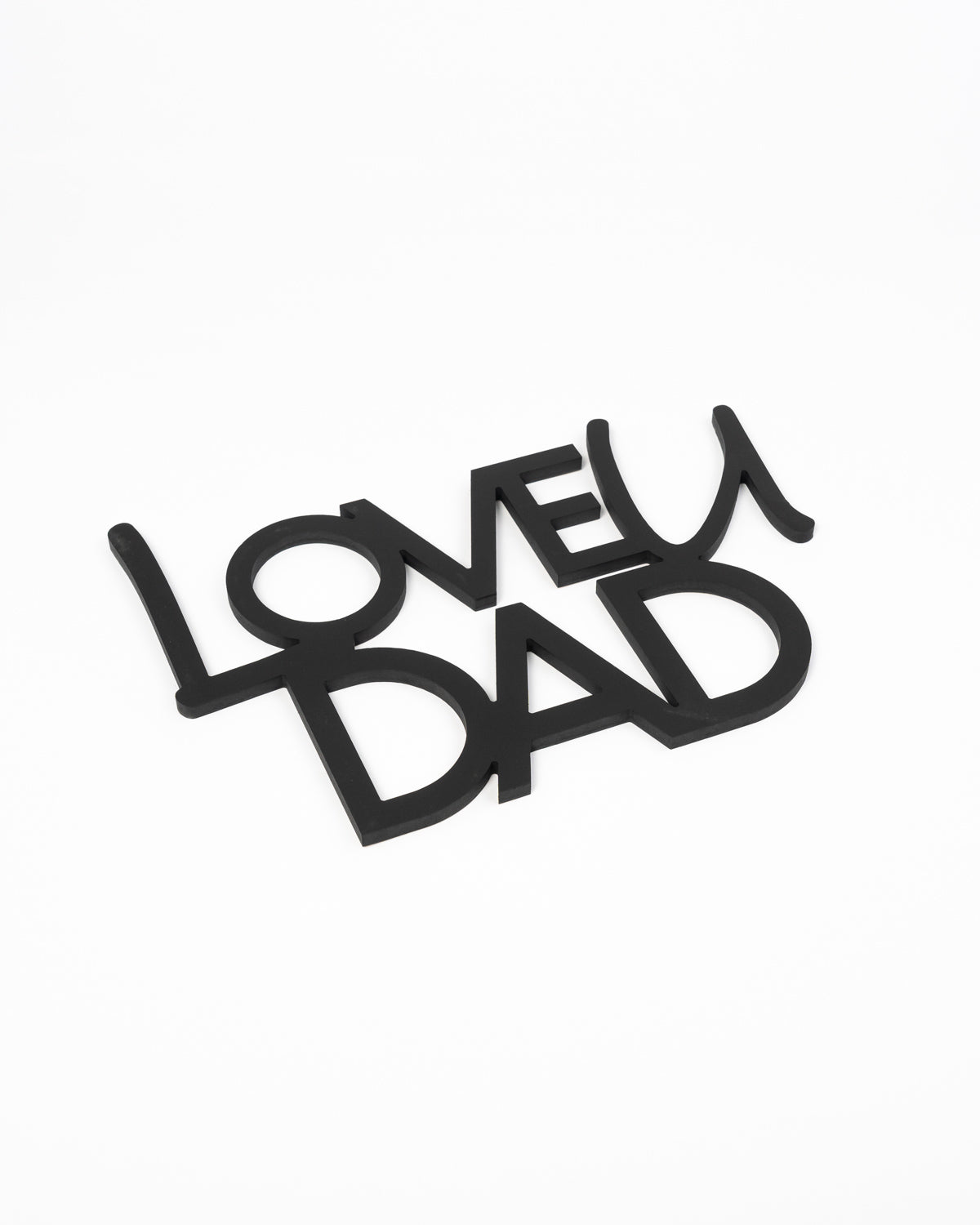 Scritta in Legno Love u Dad